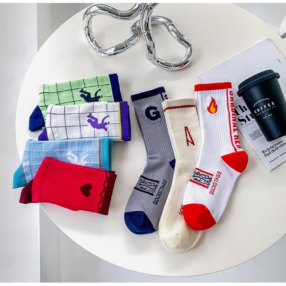 Vớ Tất JORDAN DUNK AJ cổ cao Nam Nữ phong cách thể thao, năng động