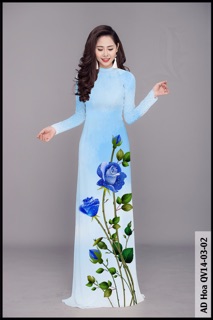 Áo dài may sẵn in 3d