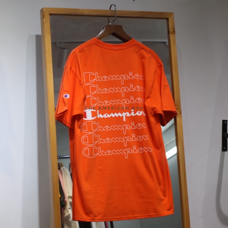 Áo thun Champion ⚡️AUTHENTIC ⚡️ stacked 7 lines ngắn tay