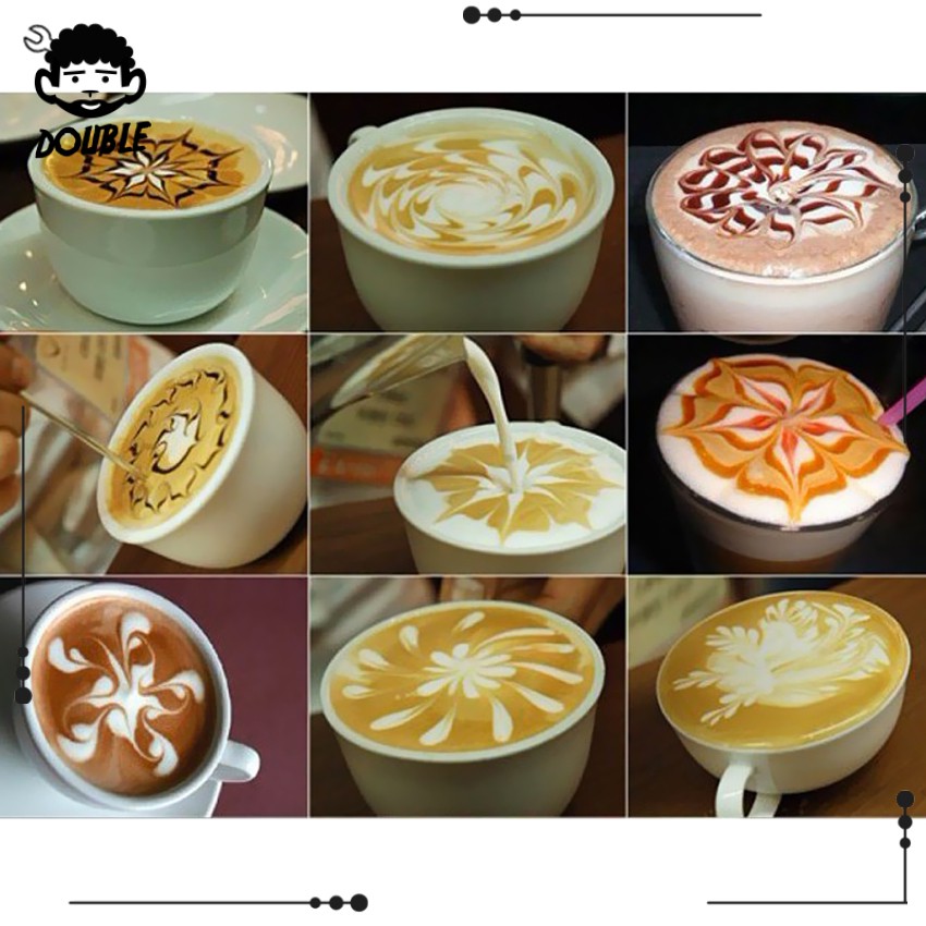 Dụng Cụ Pha Chế Cà Phê Latte Bằng Thép Không Gỉ