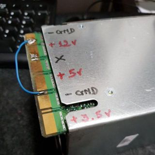 Nguồn server hp esp127 500w (12v 25a + 5v 25A đã kích nguồn mod tổ ong