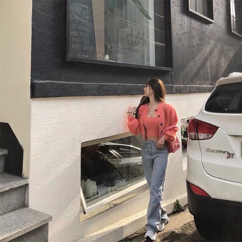 Set áo hai dây*khoác len