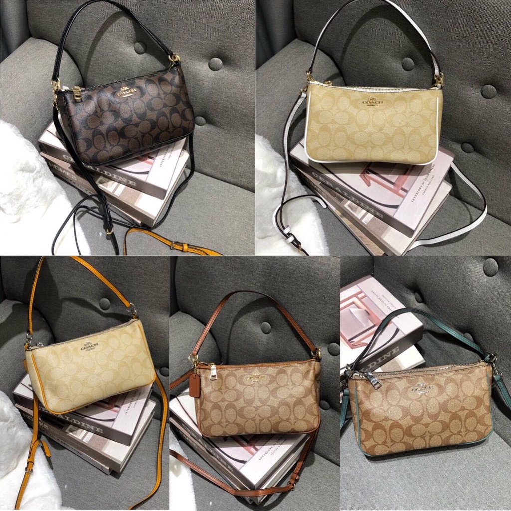 TÚI C0ACH THUYỀN CHỮ MINI 2 dây đeo siêu sang