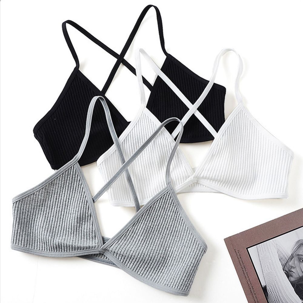 Áo lót vải cotton nâng ngực cổ chữ V gợi cảm TAYLOR1 cho nữ