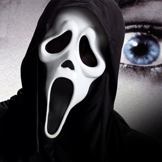 Mặt nạ ma halloween/hóa trang cosplay sát nhân/ghost/- mặt nạ ghost face hóa trang halloween có vải trùm đầu