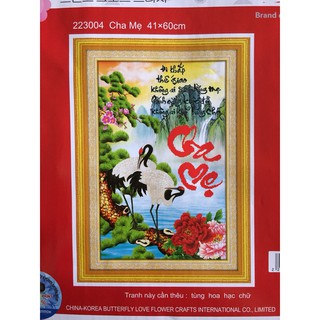 tranh thêu chữ thập 223004 (chưa thêu)