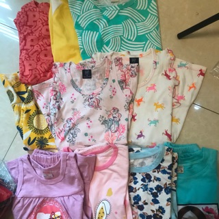 Combo bộ đồ và váy cho bé gái