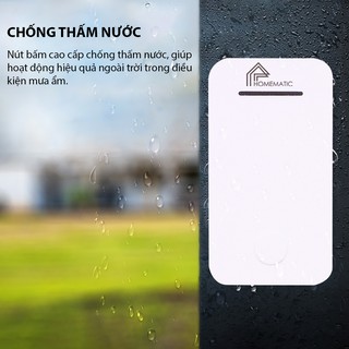 Chuông cửa không dây không dùng pin chống nước Homematic HBM007