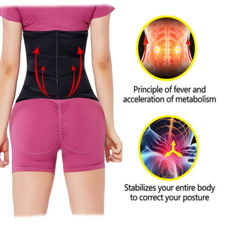 [ Mã 12FASHIONSALE1 giảm 10K đơn 50K ] Đai Nịt Bụng Đốt Cháy Mỡ Thừa Tạo Dáng Thon Gọn Cho Nữ | BigBuy360 - bigbuy360.vn