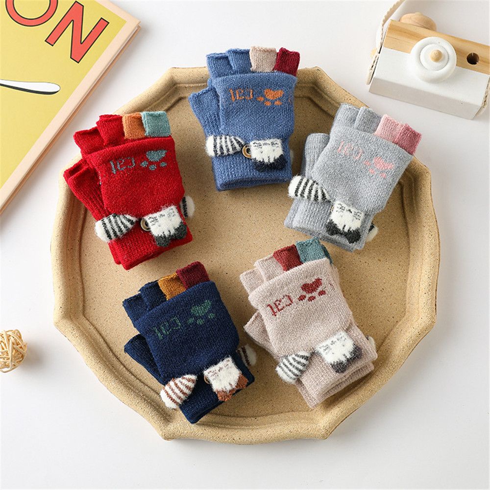 Găng tay hở ngón dành cho trẻ em từ 3-8 tuổi