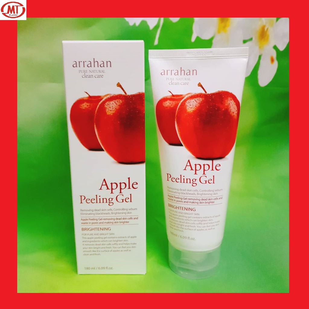 [auth] Tẩy tế bào chết siêu mịn Arahan Apple peeling gel tuýp 180ml