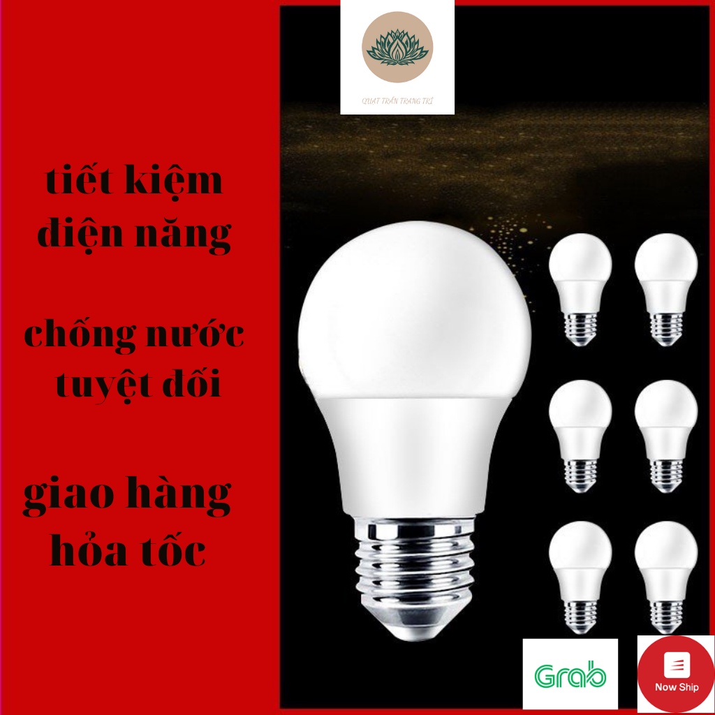 Bóng Đèn Led Buld Tròn 3w / 5w / 7w / 9w, Bóng Led Siêu Sáng,Tiết Kiệm Điện Năng