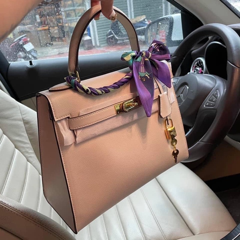 Túi kelly 25cm trơn