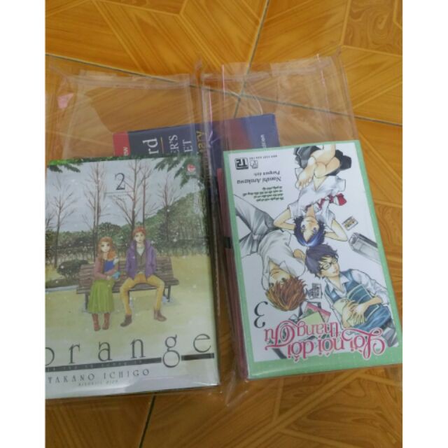 50 Túi OPP bọc 1 cuốn Light Novel - Bọc 2 - Hoặc bọc 2 3 cuốn truyện tranh
