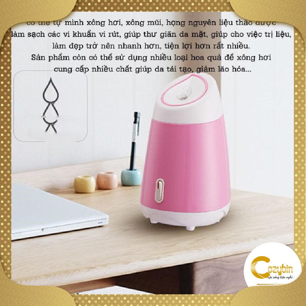 Máy Xông Hơi Mặt MAGIC CozyBin Máy Xông Mũi Họng Mini Dùng Được Hoa Quả Và Thảo Dược MXM01