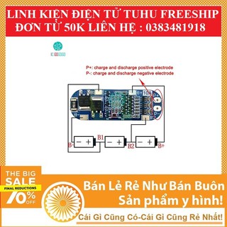 Mạch bảo vệ pin 3S 10A - 12.6V (tiêu chuẩn/cân bằng)