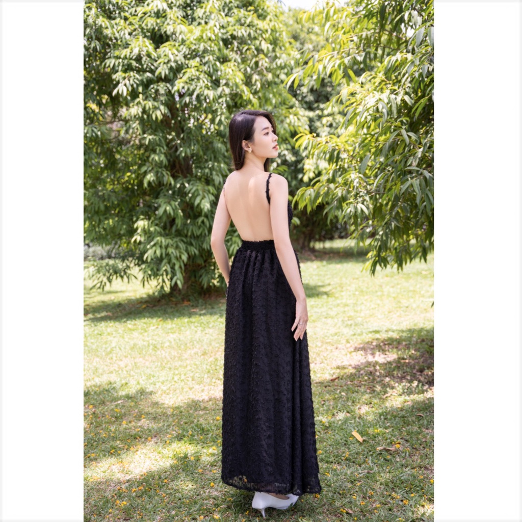 Black Swan Dress - Váy maxi