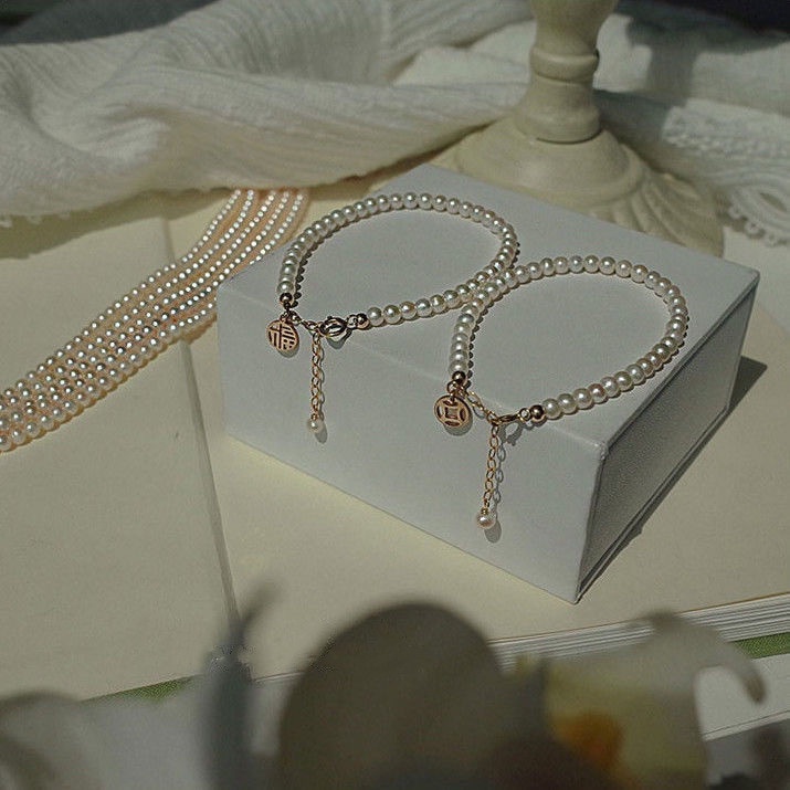 Vòng Tay Đính Hạt Ngọc Trai Phong Cách Cổ Điển Sang Trọng Thời Trang Cho Nữ | BigBuy360 - bigbuy360.vn