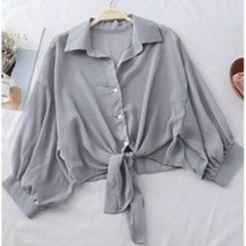 Áo Thun Trơn Tay Dài Thời Trang Trẻ Trung 153201 Áo Khoác Cardigan Vải Voan Dáng Rộng Thoáng Khí Thiết Kế Đơn Giản Trẻ Trung Hợp Thời Trang