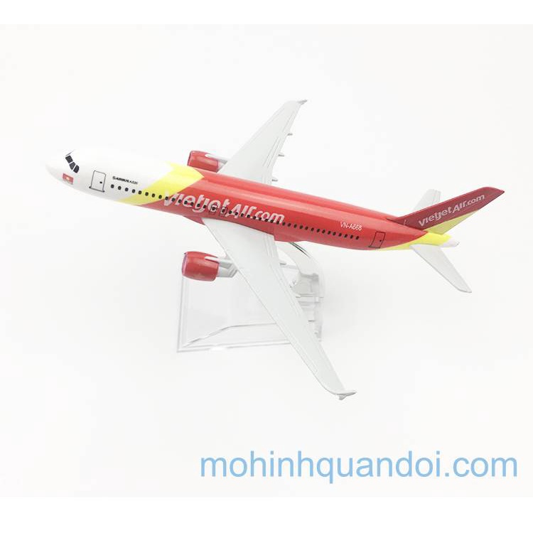 Mô hình VietJet Air 16cm Hợp kim