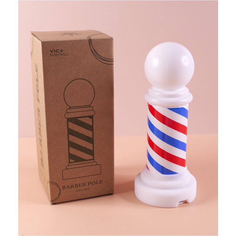 Đèn Barber Pole Trang Trí Đặt Bàn Làm Việc