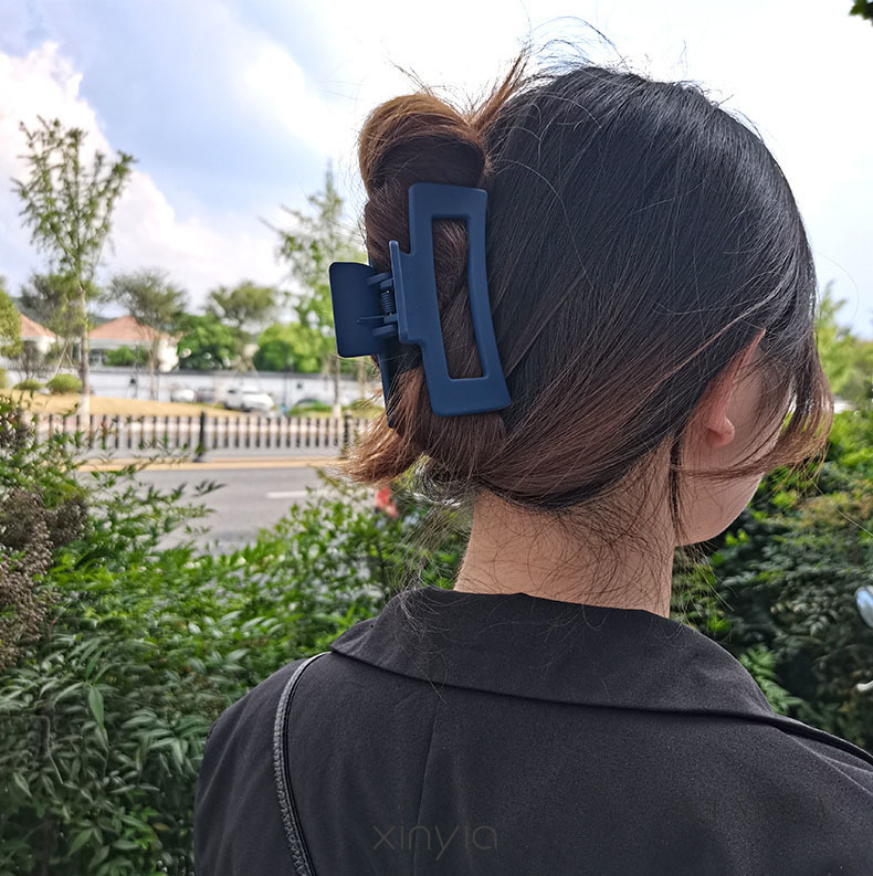 Kẹp Tóc Cỡ Lớn Thiết Kế Đơn Giản Phong Cách Hàn Quốc