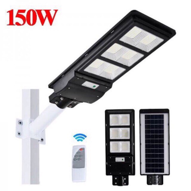 Đèn Đường Năng Lượng Mặt Trời 240w (480 Chip Led) 180w (320 Chip Led) 150w (240 Chip Led), Sáng Liên Tục &Cảm Biến.