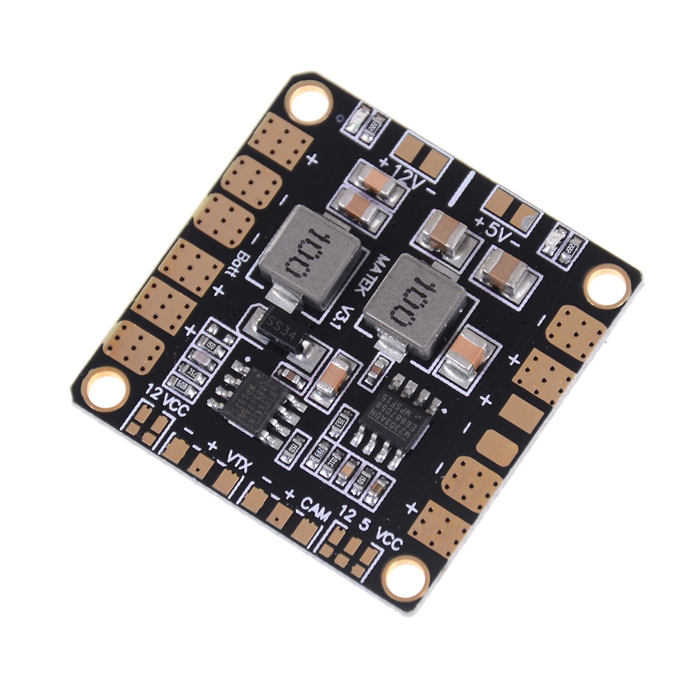 [newwellknown 0610] Quadcopter Power Hub Power Distribution Board PDB with BEC 5V & 12V for FPV