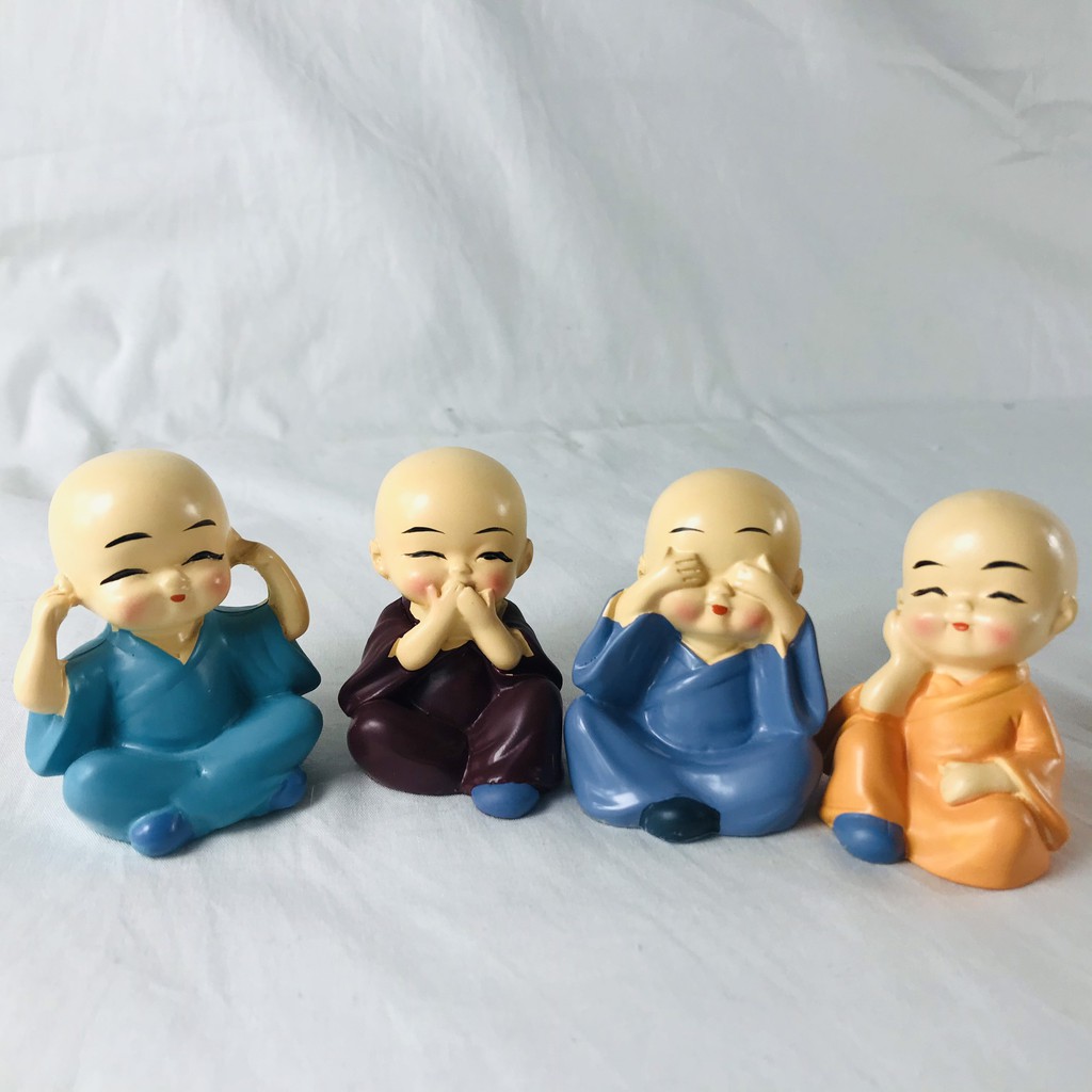 &lt;Video Review&gt; Bán Sỉ 20 Bộ Tượng Tứ Không Phong Thủy 4 Tư Thế Trang Trí Xe Hơi U291