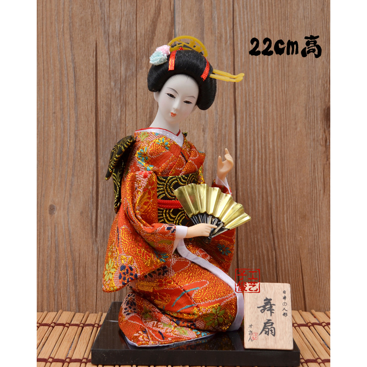 Búp Bê Geisha Phong Cách Nhật Bản Truyền Thống Trang Trí