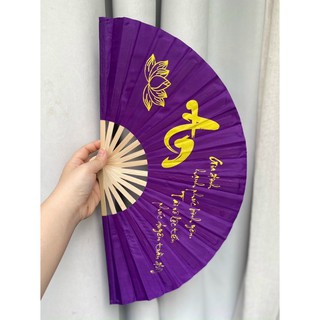 QUẠT GIẤY  SIZE  ĐẠI  THƯ PHÁP SIÊU ĐẸP