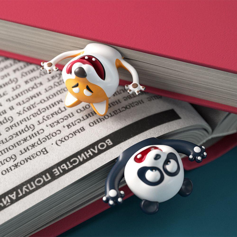 LET Thẻ Đánh Dấu Sách 3D Hình Gấu Trúc Đáng Yêu