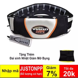 Máy masage rung nóng giảm béo đánh tan mỡ bụng + tặng đai sinh nhiệt