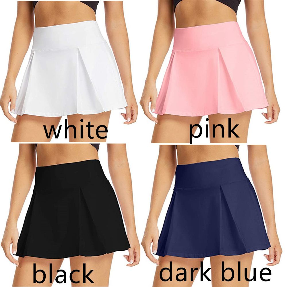 Chân Váy Ngắn Nhiều Màu Sắc Co Giãn Phong Cách Thể Thao Thời Trang Cho Nữ