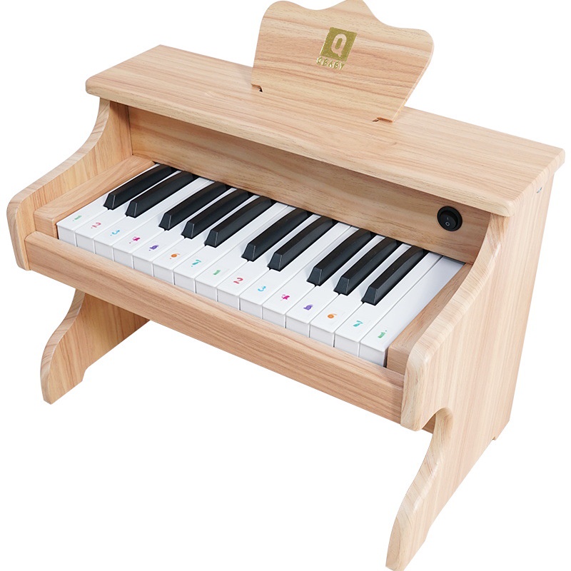 Đàn piano điện chất liệu gỗ tự nhiên cao cấp,chất lượng bền bỉ, Piano mini 25 phím dành cho bé từ 1 đến 7 tuổi