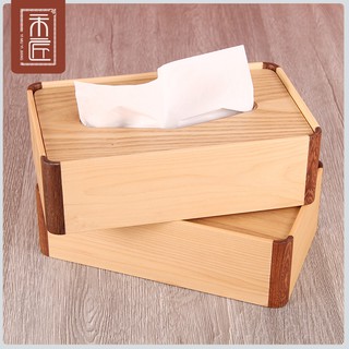 Hộp đựng khăn giấy bằng gỗ sáng tạo