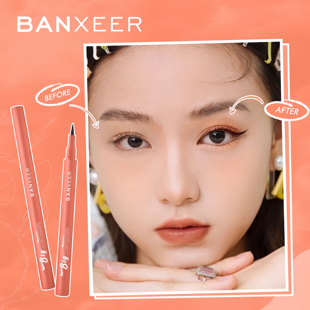 BANXEER 3 Eye Makeup Set Includes Mascara + Eyeliner + Eyebrow Pencil | WebRaoVat - webraovat.net.vn