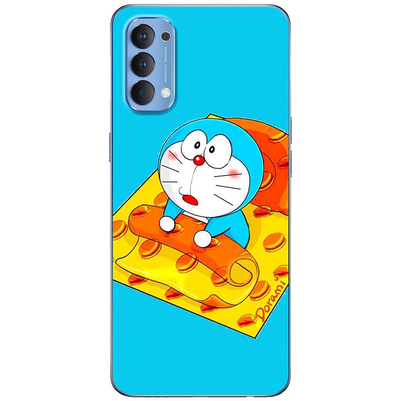 Ốp lưng nhựa dẻo Oppo Reno 4, Reno 4 Pro Doraemon thức giấc