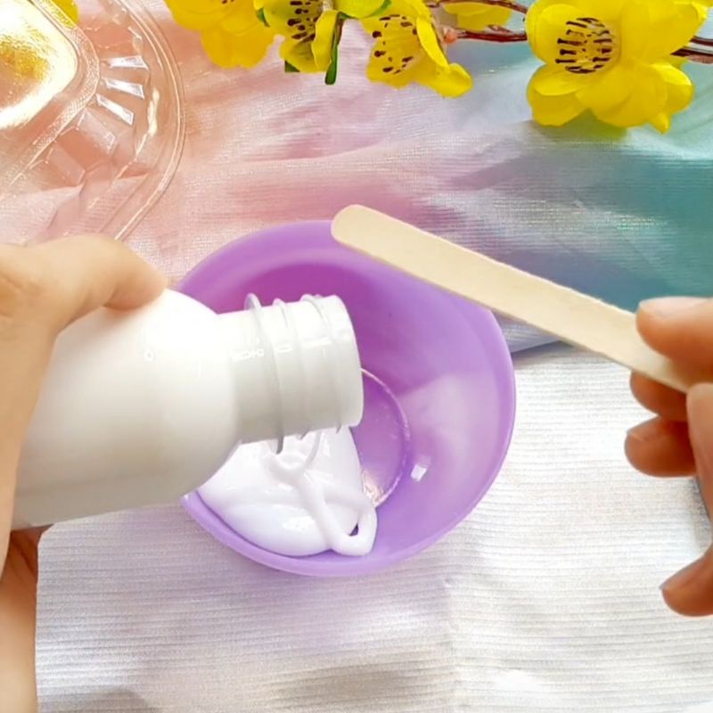 Keo pha sẵn tô squishy handmade