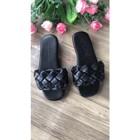 Dép lê trẻ em,dép tiểu thư xoắn quai êm chân chống trơn trượt cho bé gái kiểu dáng Hàn Quốc từ 2-10t