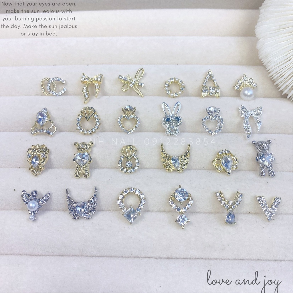 Charm Nail - Charm Đá Gắn Móng - Trang Trí Móng Hàng Cao Cấp