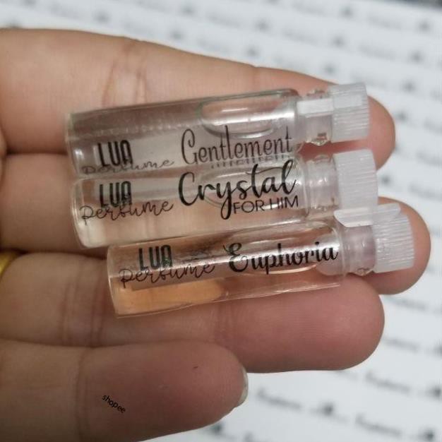 Ống Test Nước Hoa LUA 16 mùi - Ống test 1.2ml nhãn in đẹp | Thế Giới Skin Care