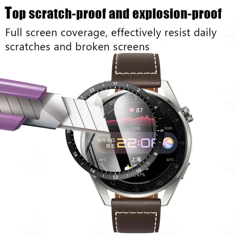 Kính Cường Lực Bảo Vệ Màn Hình Cong Cho Huawei watch 3 pro GT2 GT3 42mm 46mm GT2e Gtrunner Huawei Honor Magic2 GS3