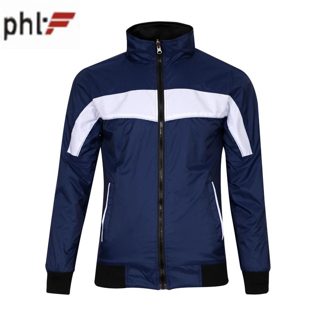 Áo khoác dù nam cổ đứng 2 mặt cao cấp PHLFashion có dạ quang sau lưng AKD003 ✅