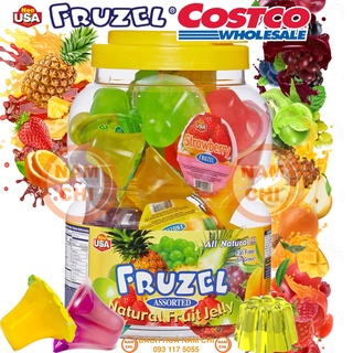 Rau Câu Trái Cây Tự Nhiên Fruzel Jelly Fruits 1.45kg - Hàng Chính Hãng Mỹ USA - 817815008288