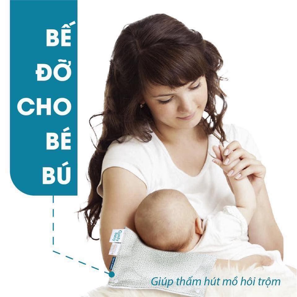 Gối lõm cao su non chống bẹt đầu cho bé Comfy Baby