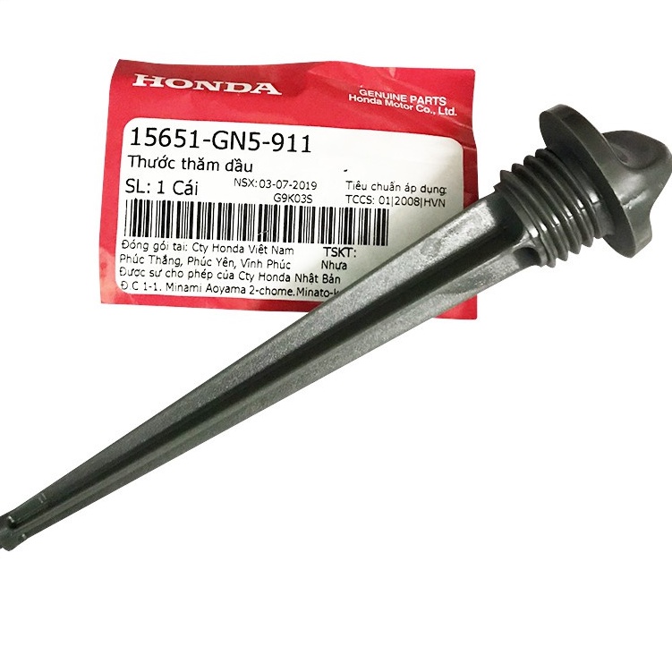 Thước Thăm Dầu Nhớt Xe Máy Hàng Honda [ Chính Hãng ] - Que Thăm Nhớt Gắn Xe Dream, Wave Và Các Dòng Xe Honda Lắp Chung