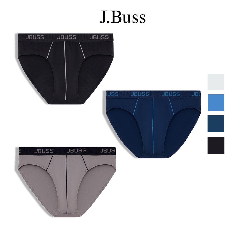 Combo 03 Quần Lót Nam JBuss Tam Giác Thun Cotton Thoáng Khí Mềm Mại - B0101