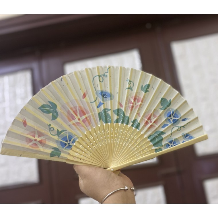 Quạt giấy cao cấp chính hãng MITSUKI 21 - 23cm NỘI ĐỊA NHẬT BẢN