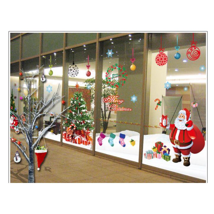 Decal dán tường Giáng sinh - Noel - Merry Christmas